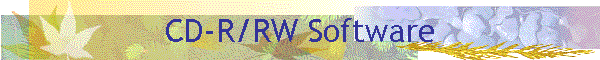 CD-R/RW Software