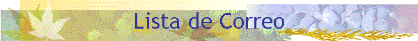 Lista de Correo